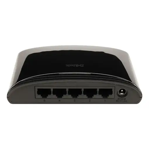 D-Link DES-1005D No administrado Fast Ethernet (10/100) Negro