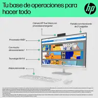 HP 27-cr0026ns AMD Ryzen™ 3 7320U 68,6 cm (27") 1920 x 1080 Pixeles PC todo en uno