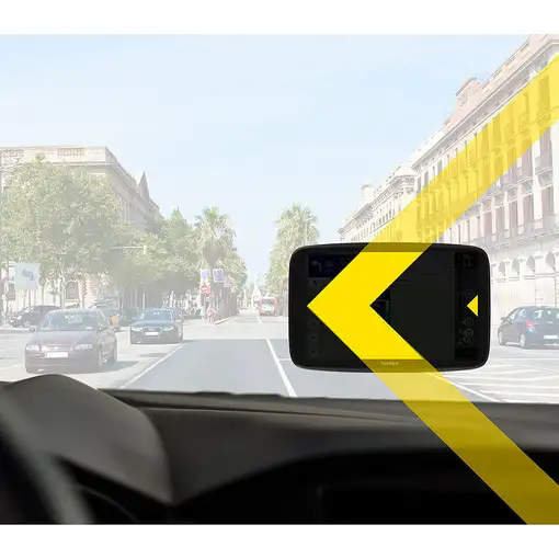 TomTom GO navegador Portátil/Fijo 17,8 cm (7") Pantalla táctil Negro