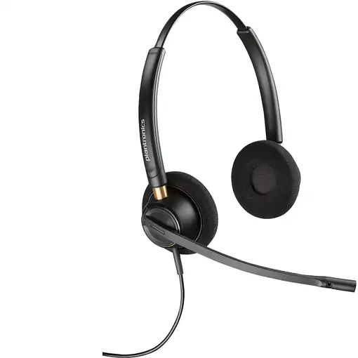 POLY Auriculares binaurales EncorePro 520 con desconexión rápida