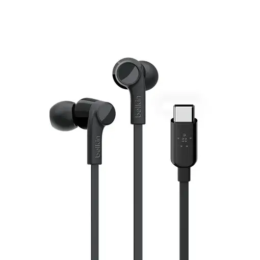 Belkin ROCKSTAR Auriculares Alámbrico Dentro de oído Llamadas/Música USB Tipo C Ne