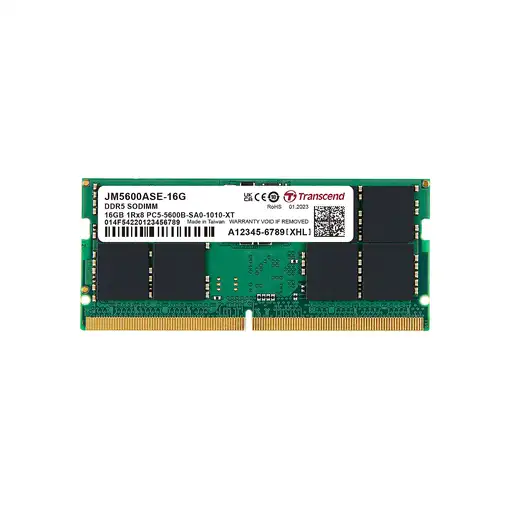 Transcend JetRam JM5600ASE-16G módulo de memoria 16 GB 1 x 16 GB DDR5 5600 MHz