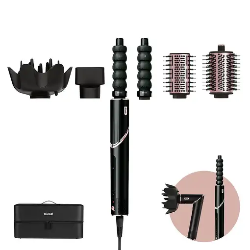 Shark FlexStyle Herramienta de peinado con múltiples accesorios Caliente Negro 165