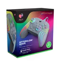 PDP Afterglow Wave Gris USB Gamepad Analógico/Digital PC, Xbox One, Xbox Series S,