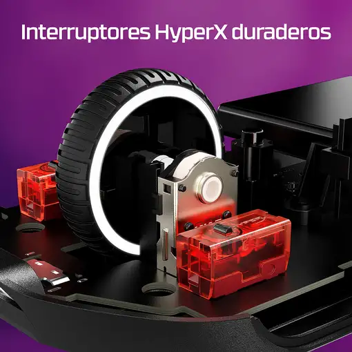 HyperX Pulsefire Haste 2: ratón gaming inalámbrico (negro)