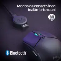HyperX Pulsefire Haste 2: ratón gaming inalámbrico (negro)