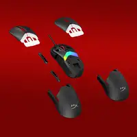 HyperX Pulsefire Fuse: ratón gaming inalámbrico (negro)