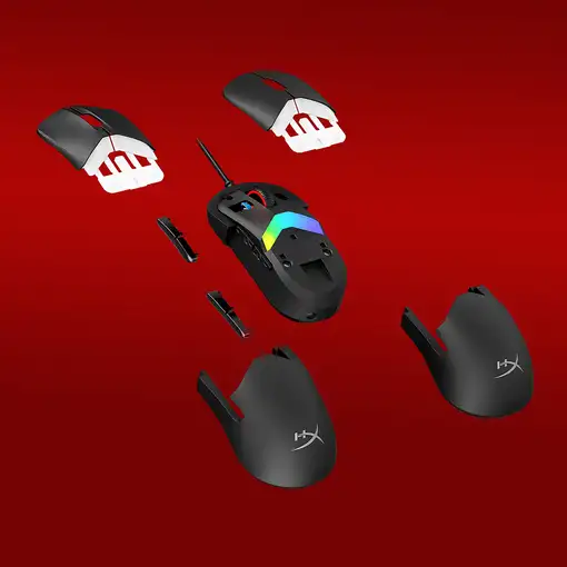 HyperX Pulsefire Fuse: ratón gaming inalámbrico (negro)
