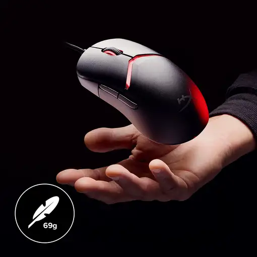 HyperX Pulsefire Fuse: ratón gaming inalámbrico (negro)
