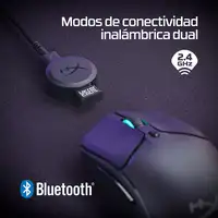 HyperX Pulsefire Haste 2: ratón gaming inalámbrico (blanco)