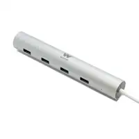 Woxter Hub 73 USB 3.2 Gen 1 (3.1 Gen 1) Type-A 5000 Mbit/s Plata