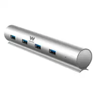 Woxter Hub 73 USB 3.2 Gen 1 (3.1 Gen 1) Type-A 5000 Mbit/s Plata