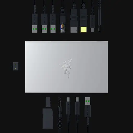 Razer USB 4 Dock USB Tipo C 10000 Mbit/s Plata