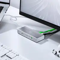 Razer USB 4 Dock USB Tipo C 10000 Mbit/s Plata