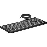 HP Teclado con cable retroiluminado multidispositivo 405