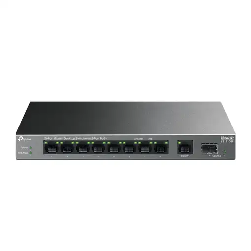 TP-Link LiteWave LS1210GP switch No administrado Gigabit Ethernet (10/100/1000) En