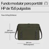 HP Funda modular para ordenador portátil de 15,6 pulgadas