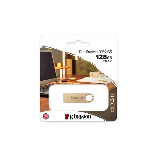 Kingston Technology DataTraveler 128GB 220MB/s Unidad USB 3.2 Gen 1 Metálica SE9 G