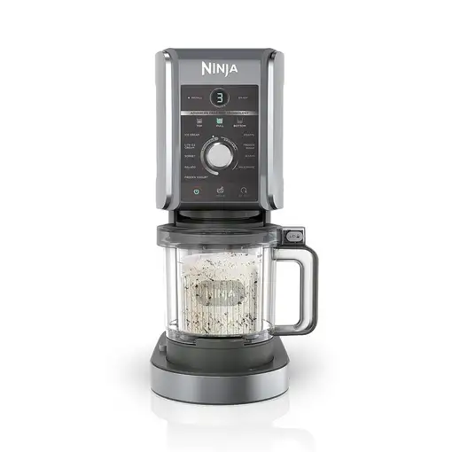 Ninja CREAMi Deluxe Máquina de helados y batidos 2,1 L 800 W Negro, Gris