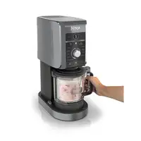 Ninja CREAMi Deluxe Máquina de helados y batidos 2,1 L 800 W Negro, Gris