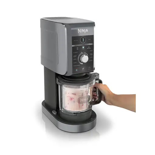 Ninja CREAMi Deluxe Máquina de helados y batidos 2,1 L 800 W Negro, Gris