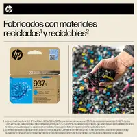 HP Cartucho de Tinta Original EvoMore 937e cian