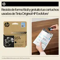 HP Cartucho de Tinta Original EvoMore 937e negra