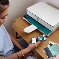 HP ENVY 6122e Inalámbrico All-in-One Color Impresora, Instant Ink; Impresión de fo