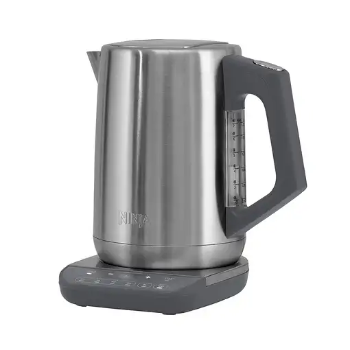 Ninja KT201EU tetera eléctrica 1,7 L 3000 W Negro, Acero inoxidable