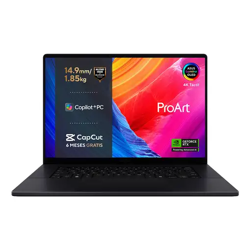 ASUS ProArt P16 OLED H7606WP-SC104W - Ordenador Portátil 16" WQUXGA (AMD Ryzen AI