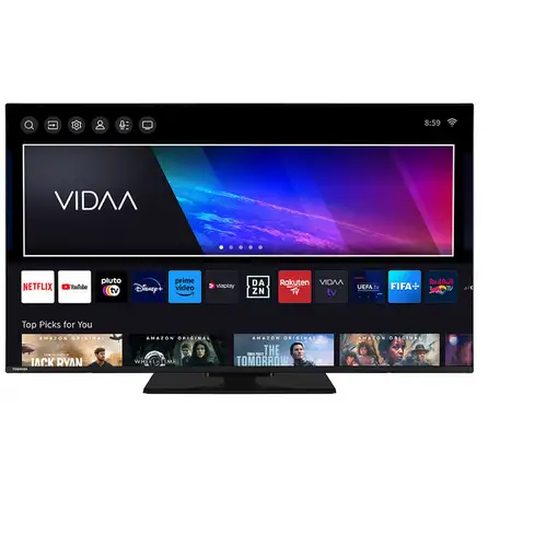 Toshiba 50QV3463DG Televisor 127 cm (50'') 4K Ultra HD Smart TV Negro 250 cd / m²