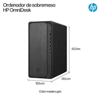 HP OmniDesk Desktop M02-0025ns PC AMD Ryzen™ 5 8500G 16 GB DDR5-SDRAM 1 TB SSD Win