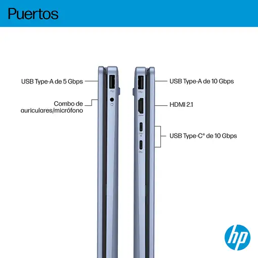 HP OmniBook 5 Flip 14-fp0022ns Intel Core 7 150U Portátil 35,6 cm (14") Pantalla t