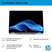 HP OmniBook 5 Flip 14-fp0022ns Intel Core 7 150U Portátil 35,6 cm (14") Pantalla t