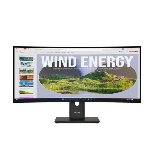 Lenovo ThinkVision T34WD-40 LED display 86,4 cm (34") 3440 x 1440 Pixeles Wide Qua