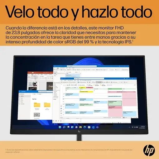HP Monitor FHD E24 G5 sin PVC