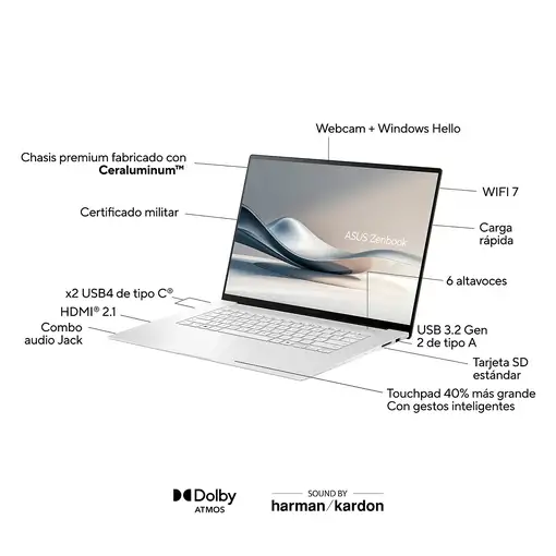 ASUS Zenbook S 16 OLED UM5606WA-RK351W Copilot+ PC - Ordenador Portátil 16" WQXGA+
