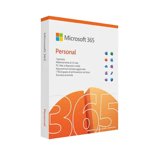 Microsoft 365 Personal 1 licencia(s) Suscripción Italiano 1 año(s)