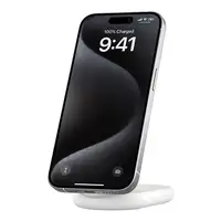 Belkin BoostCharge Auriculares, Smartphone Blanco USB Cargador inalámbrico Carga r