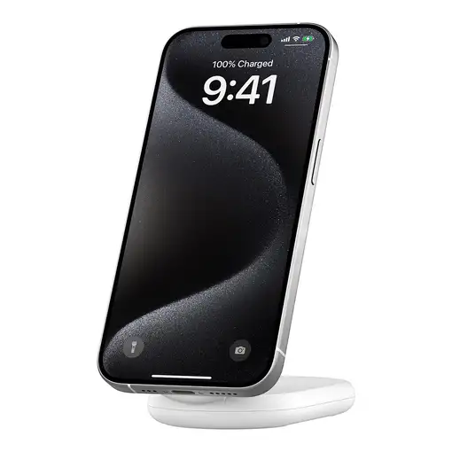 Belkin BoostCharge Auriculares, Smartphone Blanco USB Cargador inalámbrico Carga r