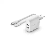 Belkin WCE001VF1MWH cargador de dispositivo móvil Universal Blanco Corriente alter