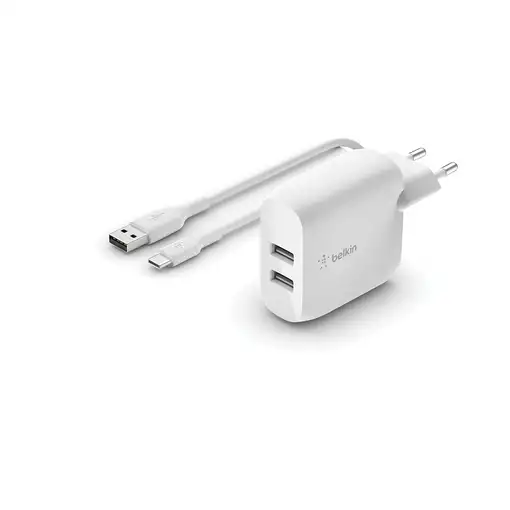 Belkin WCE001VF1MWH cargador de dispositivo móvil Universal Blanco Corriente alter