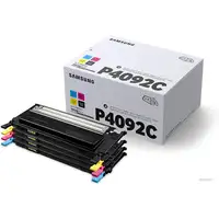 Samsung Paquete de 4 cartuchos de tóner negro/cian/magenta/amarillo CLT-P4092C