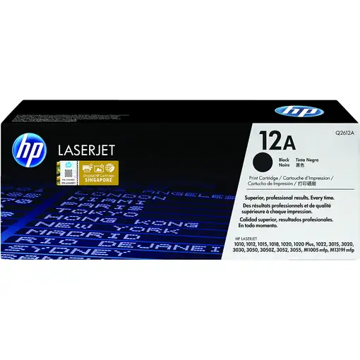 HP Cartucho de tóner original LaserJet 12A negro