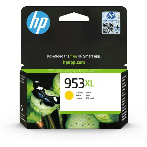 HP Cartucho de tinta Original 953XL de alto rendimiento amarillo