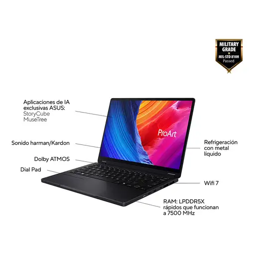 ASUS ProArt PX13 OLED HN7306WV-LX011W Copilot+ PC - Ordenador Portátil 13.3" 3K (A