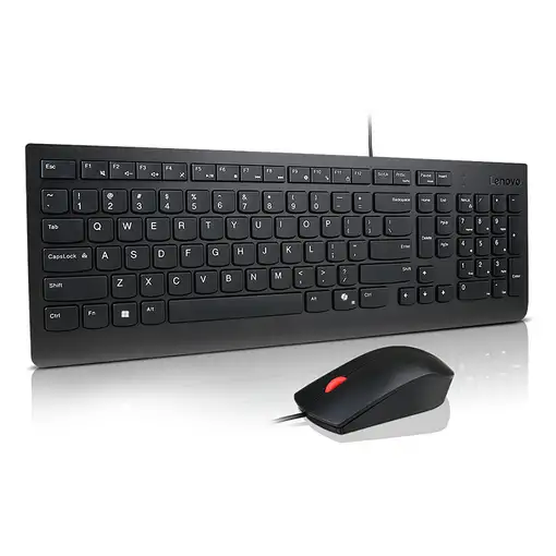 Lenovo 4X31R64414 teclado Ratón incluido Universal USB Alemán Negro