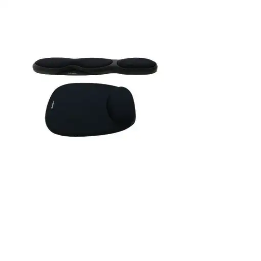 Kensington Reposamuñecas espuma ratón negro