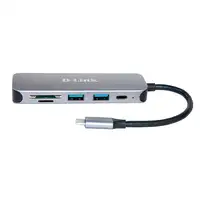 D-Link DUB-2325 base para portátil y replicador de puertos USB Tipo C Gris