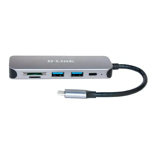 D-Link DUB-2325 base para portátil y replicador de puertos USB Tipo C Gris